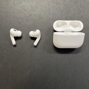 Apple White AirPods Pro 2; With Active Noise Cancellation and with Charging Case